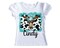 Aqua Cow Skull Personalized Girls Shirt - Short Sleeves - Long Sleeves product 1
